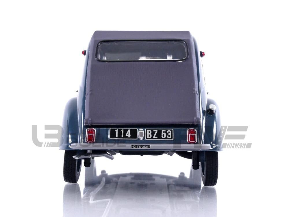 NOREV B 2CV AZL 59 Glacier Blue Scale Model 181485 Citroën 1/18