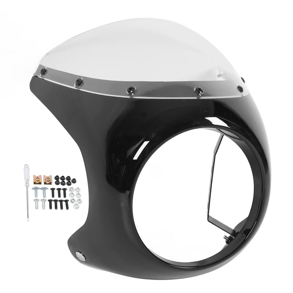7in Front Motorcycle Headlight Fairing Smooth Surface Aging Resistant Wearproof Fit For Round Headlights Motorbike