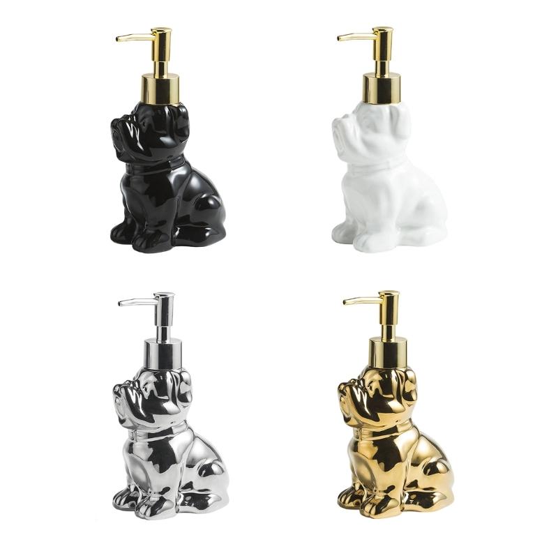 Keramická lahvička na mléko Dávkovač mýdla pro domácnost Nárazuvzdorný design Držák na nádobu na tekutiny pro domácí koupelnu