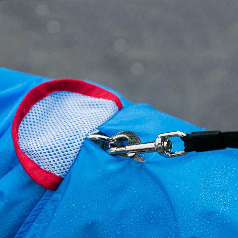 Dog Raincoat Waterproof Hoodie Jacket Dinosaur Shapes Rain Poncho Pet Rainwear Clothes for All Sizes Big Puppies Dog Rain Coats