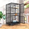 Compact Multi-Layer Indoor Cat Cage and Nest House