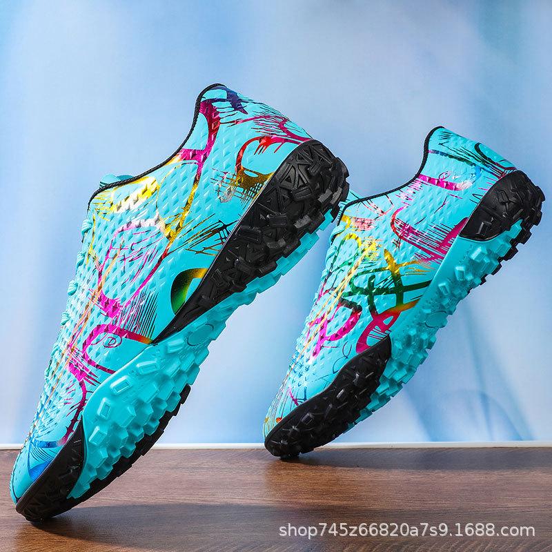 2025 new football shoes men's non-slip long nails broken nails professional football sports shoes special competition training shoes