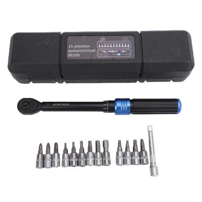 Bike Torsion Wrench 1 4 Inch Dual Direction Adjustable Ratchet Torsion Wrench Set 2 24 Nm Bike Professional Tool Kit