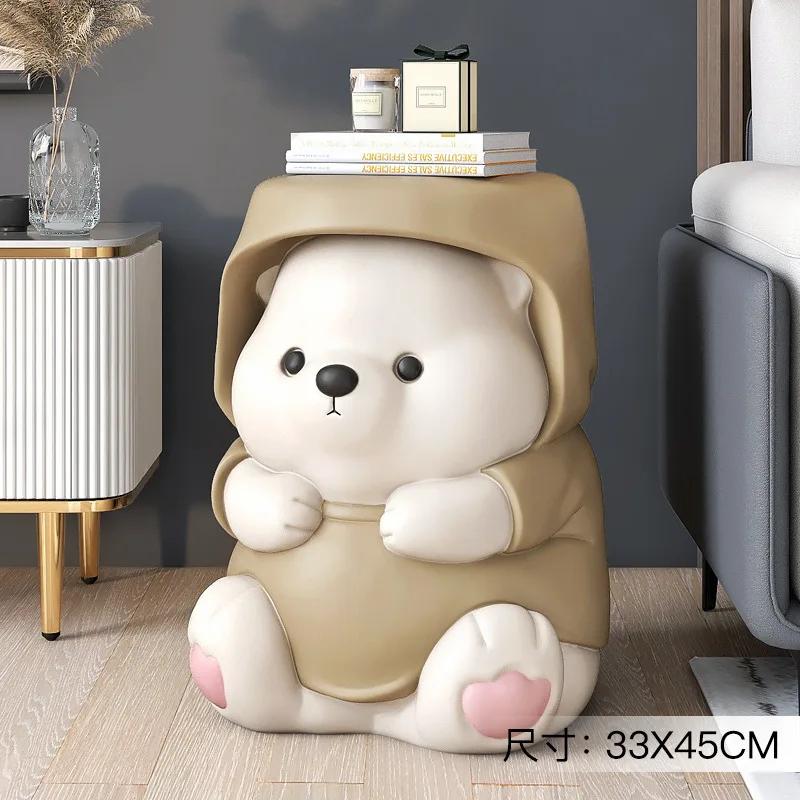 Табурет для обуви на крыльце Украшения для дома в виде медведя для гостиной Диван-табурет Аксессуары для дома Украшения для пола Подарки для нового дома 196585₽