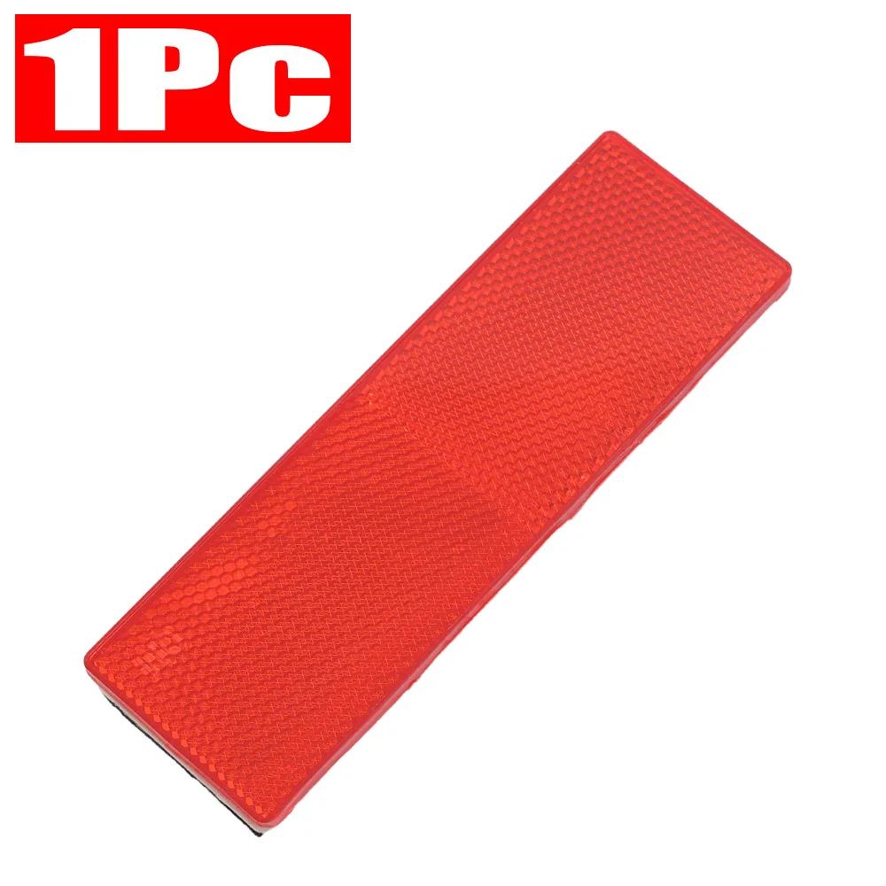 

Red White Reflective Tape for Trucks Trailers High Visibility Plastic Safety Stickers Night Driving Warning Decals Easy To Apply