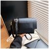 Crossbody bag neutral soft leather woven small square bag tofu bag niche design single shoulder women's bag