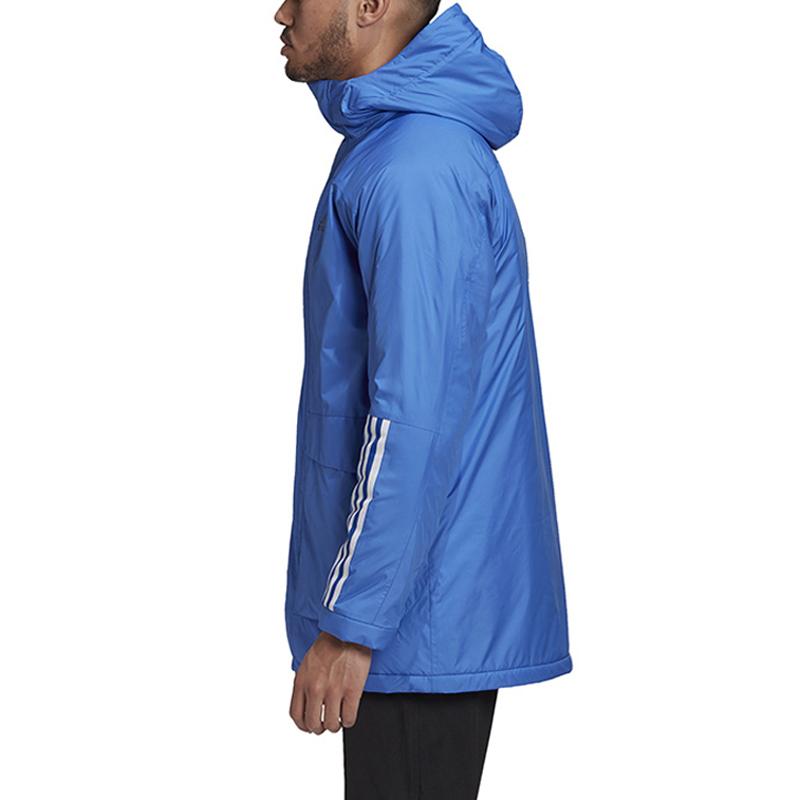 Adidas Puffer Jackets Men's Blue Hooded Moderate Other GE9999
