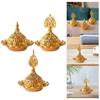 Metal Burner Table Centerpiece Decoration Fragrance Diffuser Censer Holder for Teahouse Temple Yoga