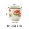 Chinese Ceramic Underglaze Tea Cup Heat Resistant Small Cup Traditional Vintage Style Tea Ware Set for Home Living Room Tea