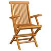 VidaXL Lot de 4 Chaises de Jardin avec Coussins, Sièges de Terrasse, Chaises de Salle à Manger, Meubles de Patio Extérieur, 3065624