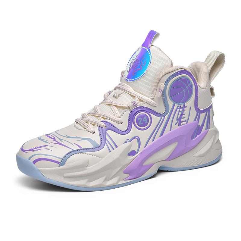 Summer Color Men's Basketball Shoes Cushion Anti Slip Sports Shoes Fitness Training Shoes Male Basketball Boots Basket Sneakers