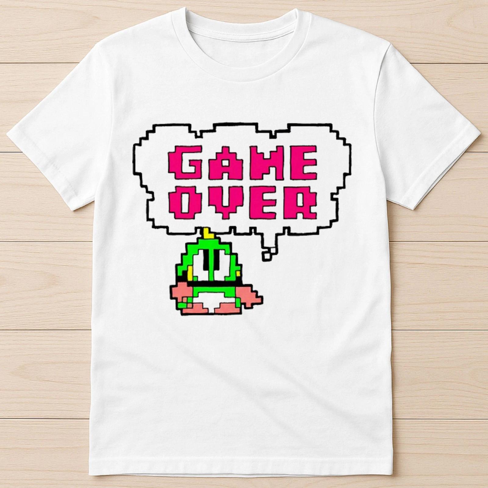 Bubble Bobble Inspired Bob Bub Retro Game Over 80s Funny Gift Tee T Shirt 2924 2XL