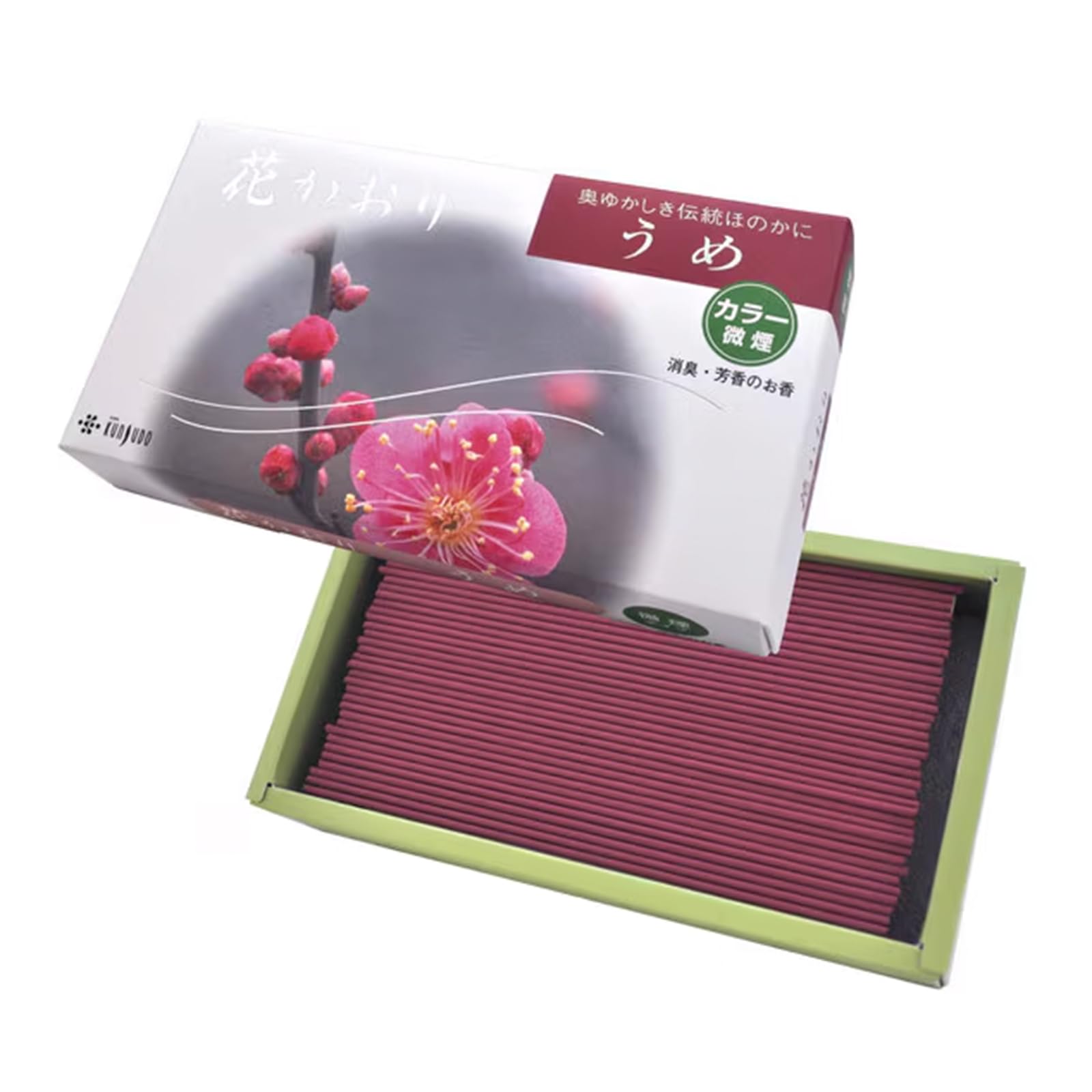 

Hana Kaori Series Incense by Kunjudo, Hana Kaori Plum, Light Smoke #636