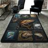 Marine Life Pattern Rug Floor Mat for Living Room or Bedroom Soft and Comfortable Carpet a Gift for Birthday and Holiday.