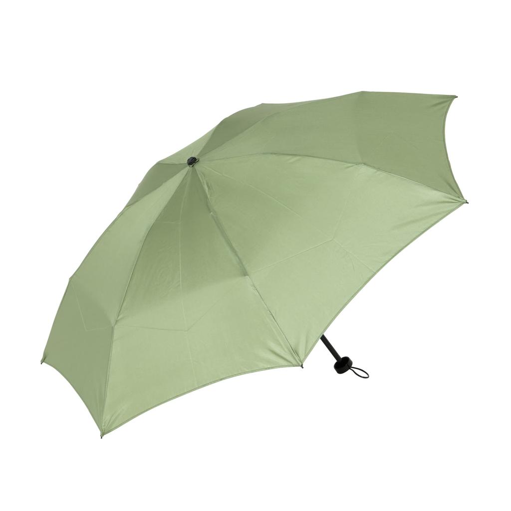 GRACITO Plain Lightweight Folding Mini Japanese Bush Warbler 50cm x 25200F Women's Umbrella, (Uguisu - Green), 7R,