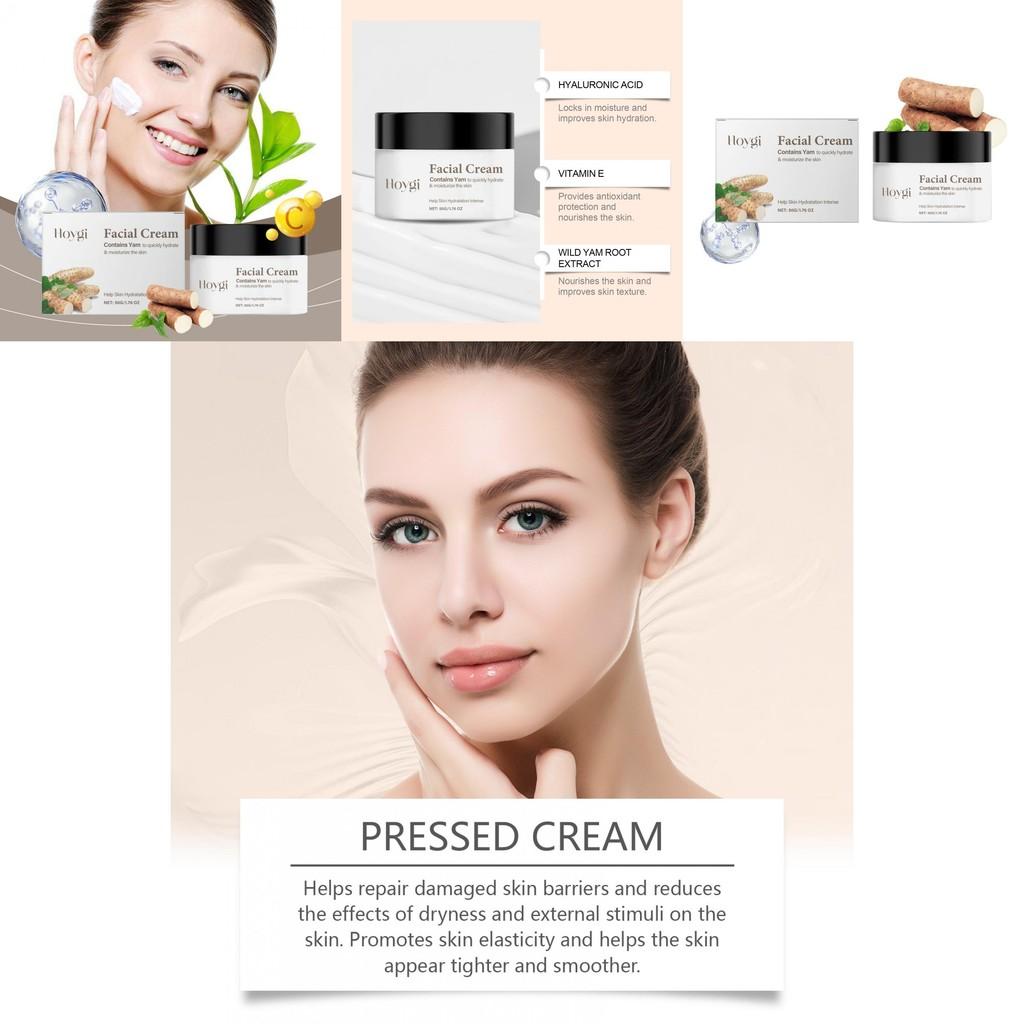 Hoygi Yam Cream Hydrating Soothing Moisturizer For Balanced Brightening Skin Care