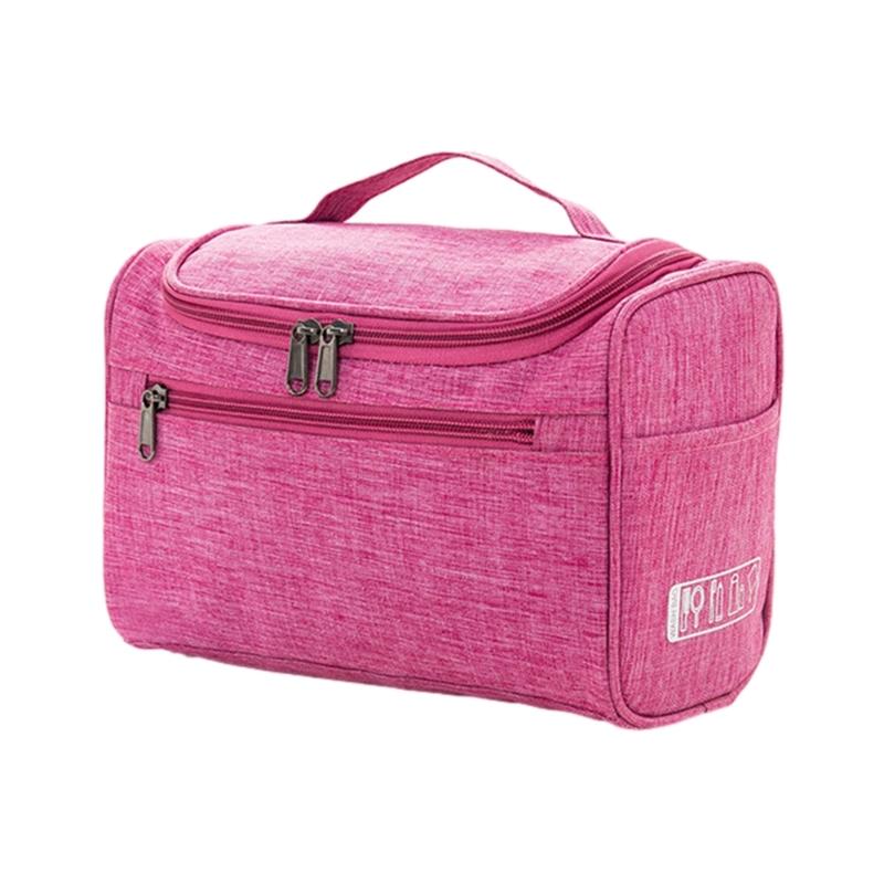 Portable Organizer Bag for Toiletry Necessaries Waterproof Handbag Travel Bag Zipper Hand Carry Bag Cosmetic Storage Bag