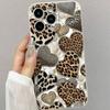 Applicable to Apple 16 mobile phone case 15promax leopard print love anti-drop iphone14pro fashion advanced 13/12