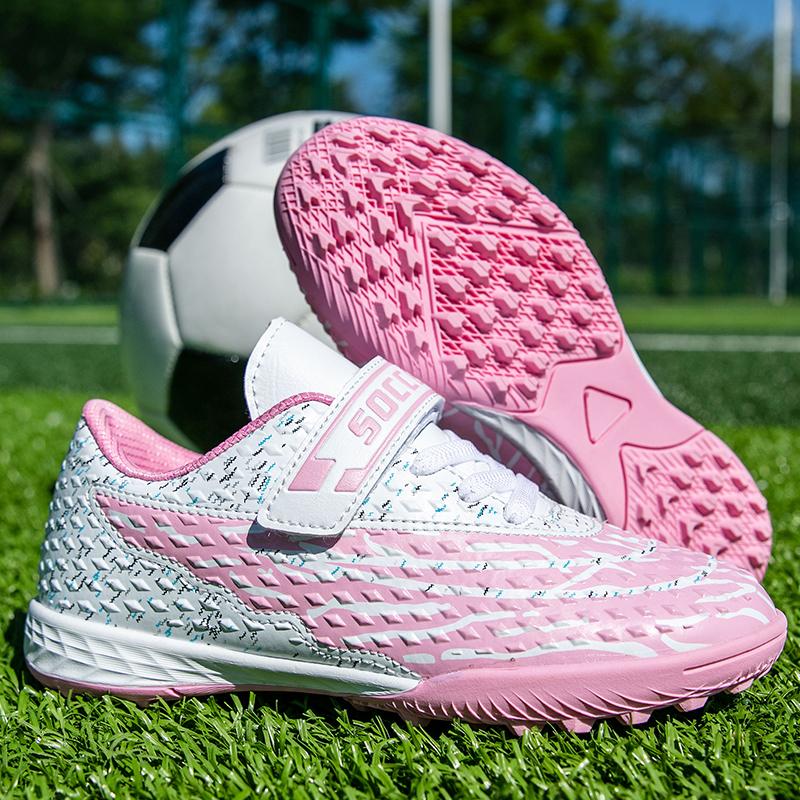 Childrens Professional Society Football Boot High Quality Turf Training School Football Tournament Shoes Turf Soccer Shoes Kids
