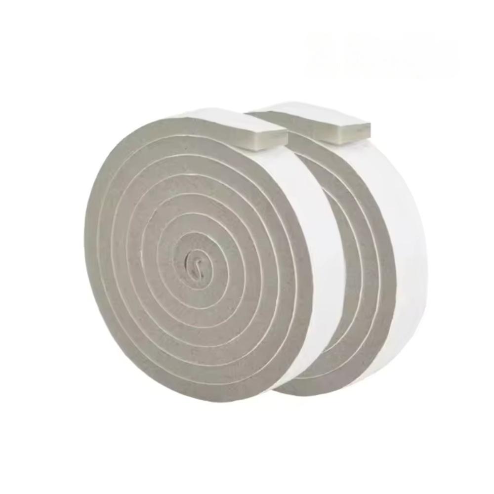 2pc/set 2m/78.74in Foam Door Window Sealing Strip Wearable Sliding Soundproof Sponge Strip Rain-proof Self-adhesive Tape