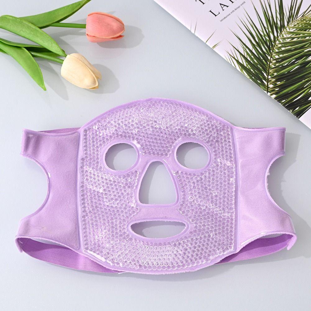 Adjustable Straps Cooling Sleep Mask Gel Beads Eye Mask  Reduce Eye Face Puffiness