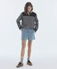 NOHANT Wire Stripe Rugby Long Sleeve T-Shirt Navy