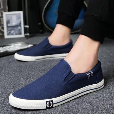 men's casual shoes slip on hollow leather loafers