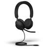 Jabra Evolve2 40 SE Headset Wired Stereo Black
