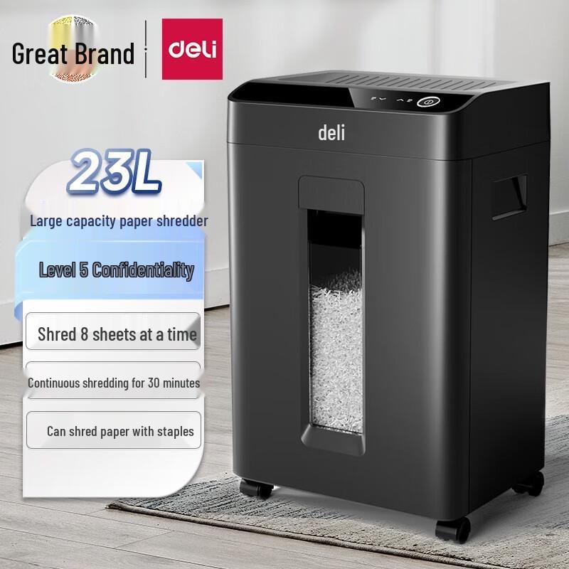 

Deli P-5 High Security Cross-Cut Paper Shredder