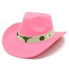 Xiyin Hot Selling Western Style Cowboy Hat Cow Head Decoration Outdoor Personalized Sunscreen Sunshade Hat
