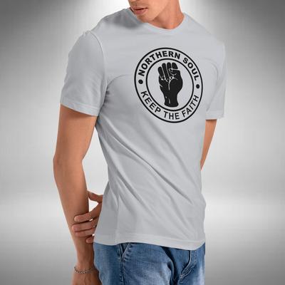 Northern Soul Keep The Faith T-Shirt The Twisted Wheel Wigan Casino Small To 5XL
