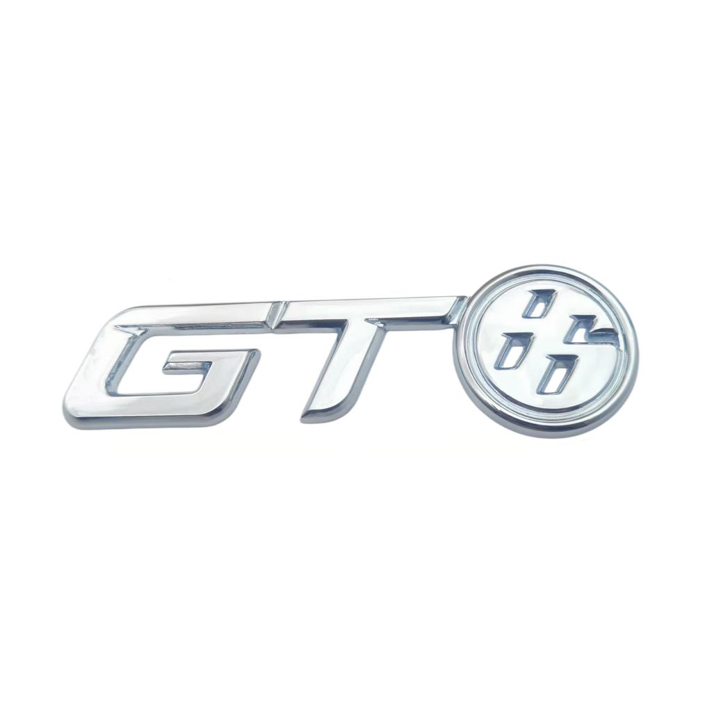 1Pc 3D Metal GT Logo Car Hood Fender Trunk Rear Bonnet Nameplate Decal Emblem Badge Sticker