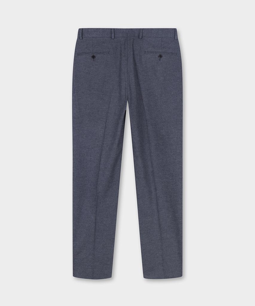 BROOKS BROTHERS Classic Fit Flannel Houndstooth Trousers (Blue) (Bbptmf4723Mef)