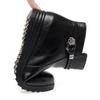 Winter fur integrated mother cotton shoes velvet flat-soled women's short boots non-slip wool shoes medium and old large size women's shoes
