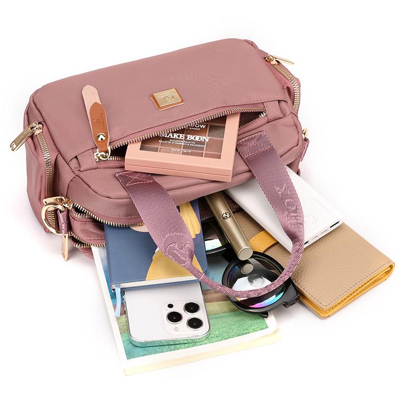 New women's multi-layer shoulder bag outdoor casual fashion messenger bag commuter portable handbag