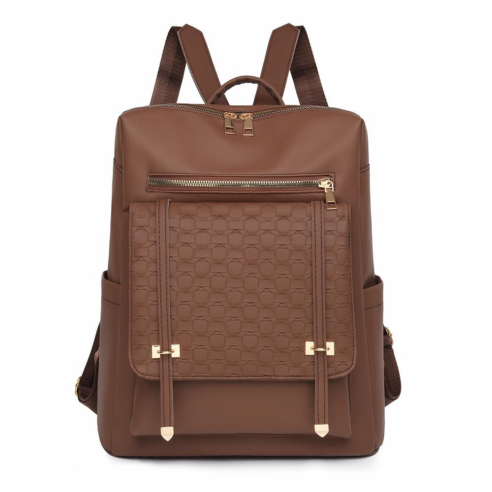 Сумка через плечо для женщин новый тренд универсальный модный кожаный женский рюкзак многоцелевой большой вместимости для студентов поездок на работу 3598₽