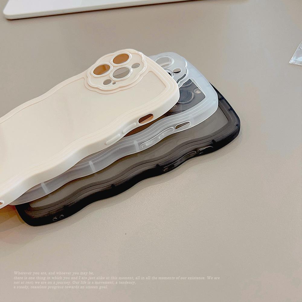Lace Wave Camera Suitable for IPhone13promax IPhone Case 1511 Silicone 12 Sets 14
