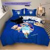 3Pcs Haaland'S Goal Celebration Bedding Sets For All Sizes New 3D Printed Bed Cover Comforter Duvet Cover Pillowcase Bedroom Decoration