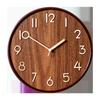 Massivholz Wanduhr Moderner Baumstamm Stil Wohnzimmer Dekorative Wanddekoration Quarzuhren Uhr Heimdekoration