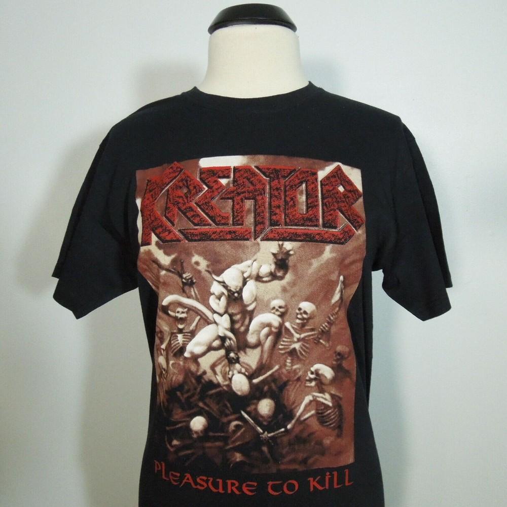 KREATOR Pleasure To Kill T-Shirt Black size YOUTH fits like S/M Unisex T-Shirt XXXL