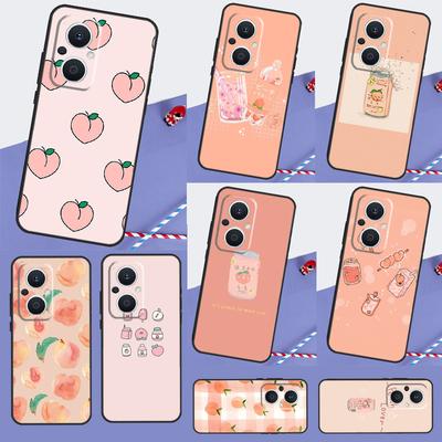 Pink Peaches Aesthetic Phone Case For OPPO Reno 13 13F 12 12F 11 8T 7 8 10 Pro OPPO Find X8 Pro X6 X3 X5 Lite Cover
