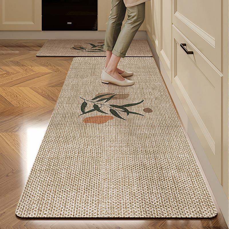 Kitchen Rug Super Absorbent Kitchen Mat For Floor Non-Slip Rugs Bathroom Mat Washable Kitchen Home Decoration Carpet
