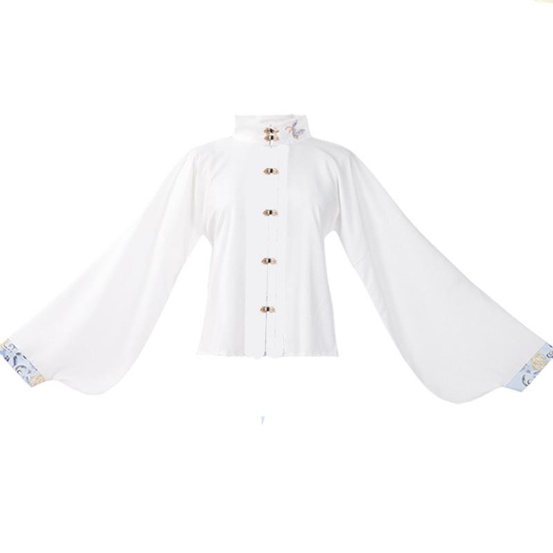 

Любовь бабочки Модель Мин Элемент Хань 2025 Новая Весна Улучшение Повседневная Носка Принтованный Комплект Юбки с Лошадью S