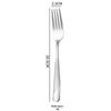 Gilded Star Diamond Stainless Steel Tableware Set: Steak Knife, Fork, Spoon, and Teaspoon