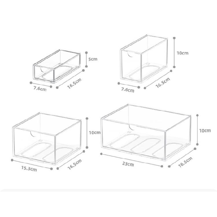 1Pcs Plastic Friendly Pantries Organization Drawers With Smooth Sliding Design For Food Spices Bathroom Essential