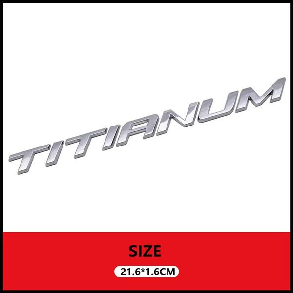 Adesivo distintivo emblema lettera in plastica ABS per portellone posteriore auto Fusion Mondeo Titanium per Fusion Mondeo Titanium