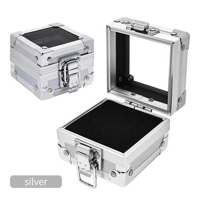 Nagelbohrer-Halterbox 25 Löcher Staubdichte Nagellackkopf-Aufbewahrungsbox Nagelbohrer-Display-Organizer-Behälter