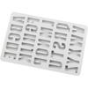 26 Cavity Alphabet Crayon Molds Letter Silicone Candy Mold For Candy