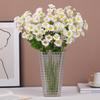 10pcs Coffee Shop Decorative Silk Pink Chamomile Simulated Flowers Home Decoration Artificial 5-Heads Daisy Branch Fake Flower