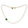 Rice Grain Freshwater Pearl Emerald Necklace Dongdaemun Fashion Necklace Temperament Micro Zircon Bracelet Women
